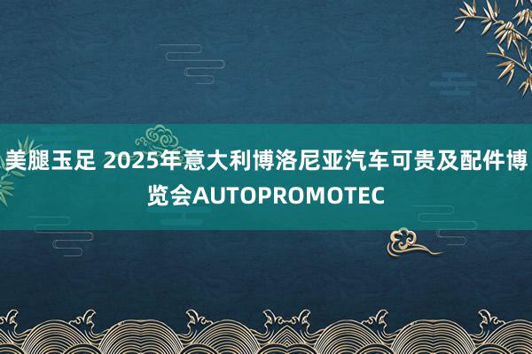 美腿玉足 2025年意大利博洛尼亚汽车可贵及配件博览会AUTOPROMOTEC