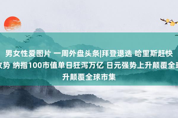 男女性爱图片 一周外盘头条|拜登退选 哈里斯赶快张开攻势 纳指100市值单日狂泻万亿 日元强势上升颠覆全球市集