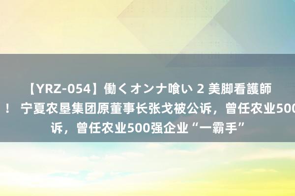 【YRZ-054】働くオンナ喰い 2 美脚看護師を食い散らかす！！ 宁夏农垦集团原董事长张戈被公诉，曾任农业500强企业“一霸手”